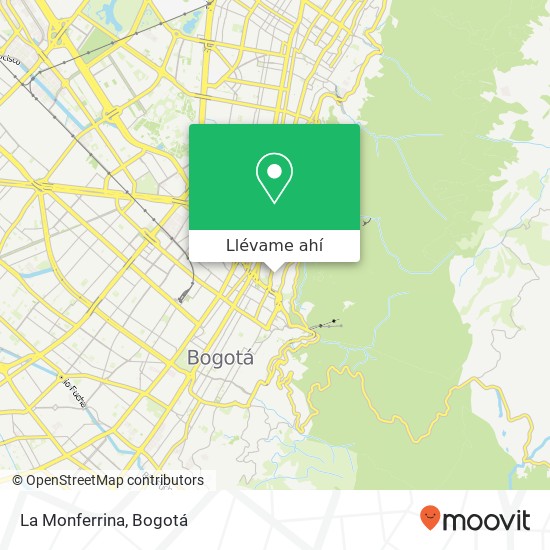 Mapa de La Monferrina