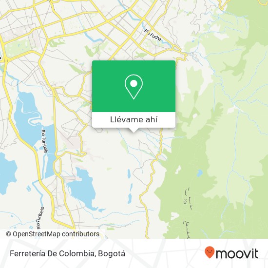 Mapa de Ferretería De Colombia