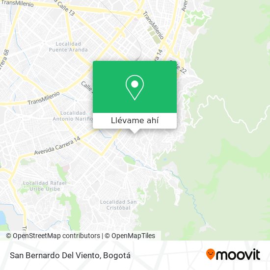 Mapa de San Bernardo Del Viento