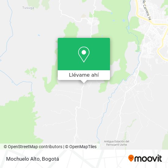 Mapa de Mochuelo Alto