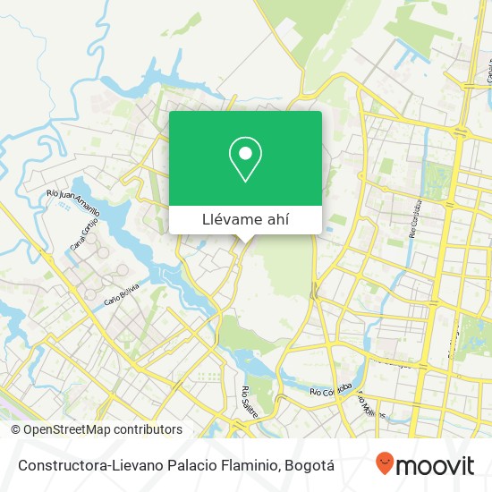 Mapa de Constructora-Lievano Palacio Flaminio