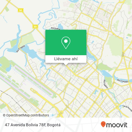 Mapa de 47 Avenida Bolivia 78F