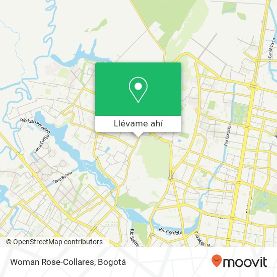 Mapa de Woman Rose-Collares