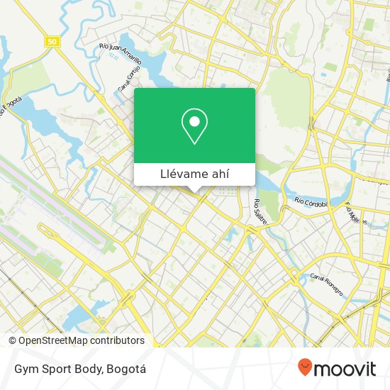 Mapa de Gym Sport Body