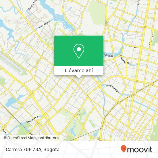 Mapa de Carrera 70F 73A