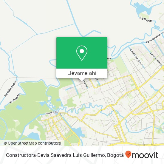 Mapa de Constructora-Devia Saavedra Luis Guillermo