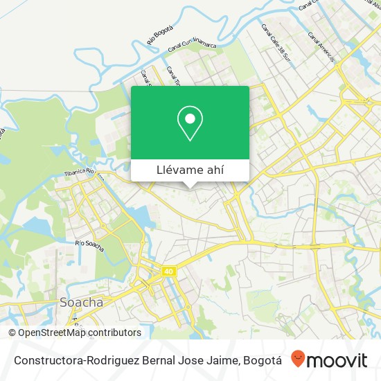 Mapa de Constructora-Rodriguez Bernal Jose Jaime