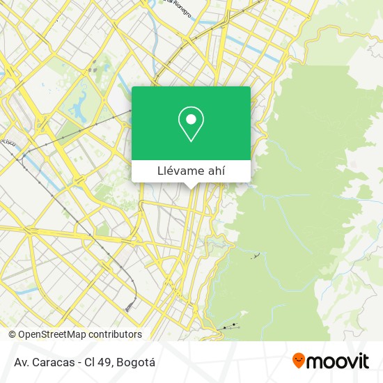 Mapa de Av. Caracas - Cl 49