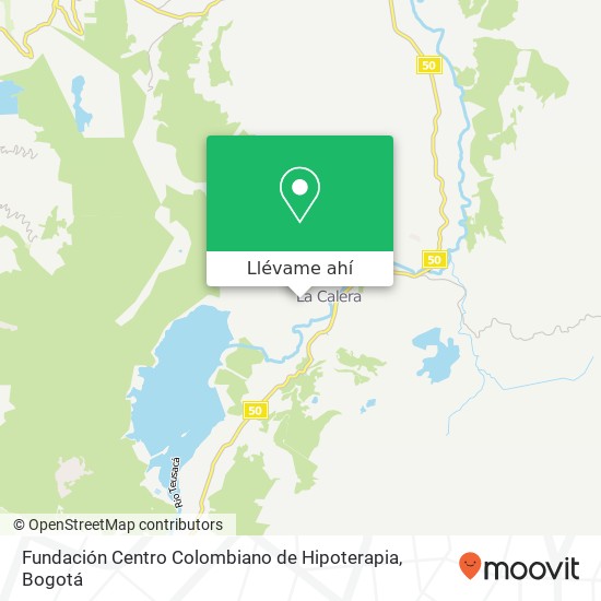 Mapa de Fundación Centro Colombiano de Hipoterapia