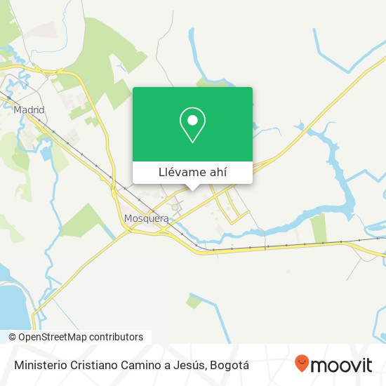 Mapa de Ministerio Cristiano Camino a Jesús
