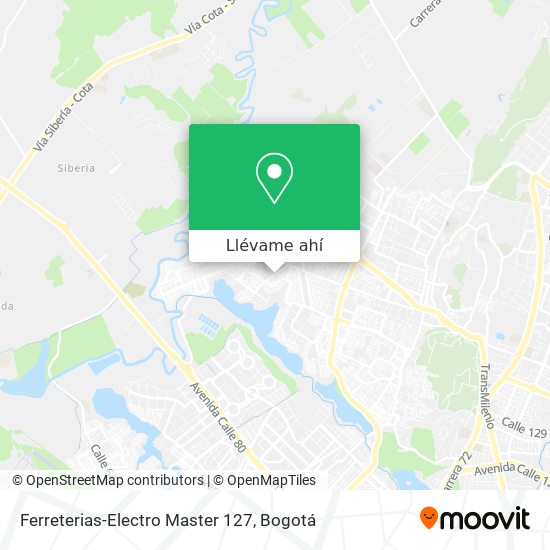 Mapa de Ferreterias-Electro Master 127