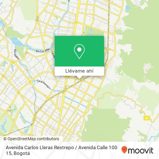 Mapa de Avenida Carlos Lleras Restrepo / Avenida Calle 100 15