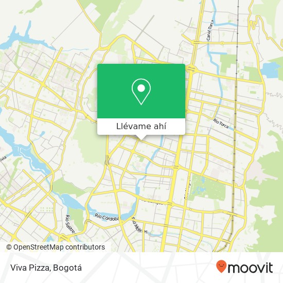 Mapa de Viva Pizza