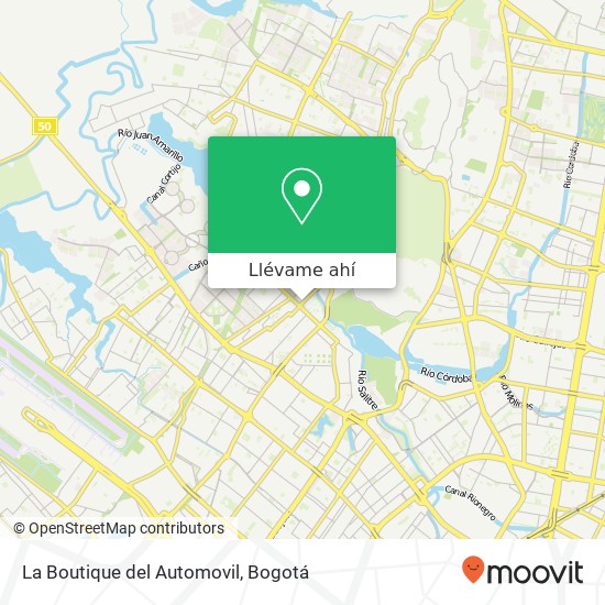 Mapa de La Boutique del Automovil