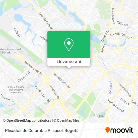 Mapa de Plisados de Colombia Plisacol