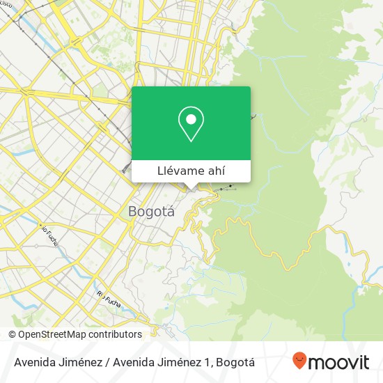 Mapa de Avenida Jiménez / Avenida Jiménez 1