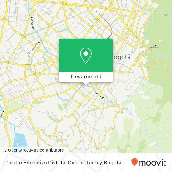 Mapa de Centro Educativo Distrital Gabriel Turbay