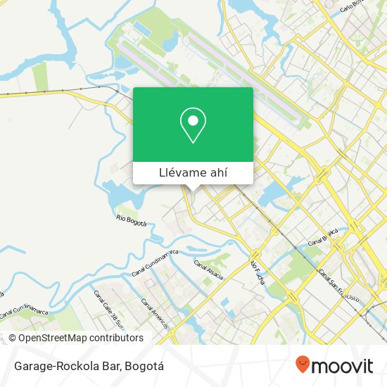 Mapa de Garage-Rockola Bar