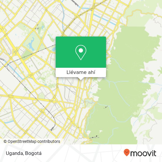 Mapa de Uganda