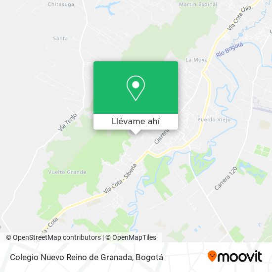 Mapa de Colegio Nuevo Reino de Granada