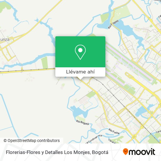 Mapa de Florerias-Flores y Detalles Los Monjes