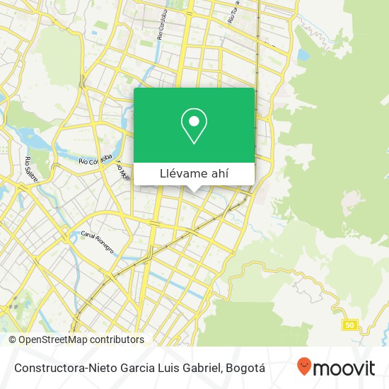 Mapa de Constructora-Nieto Garcia Luis Gabriel