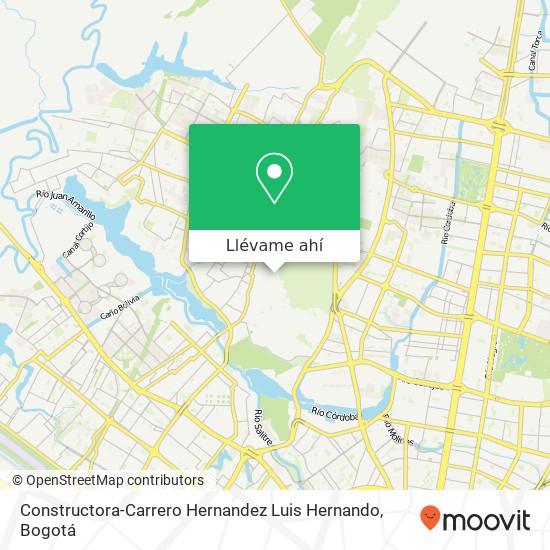 Mapa de Constructora-Carrero Hernandez Luis Hernando