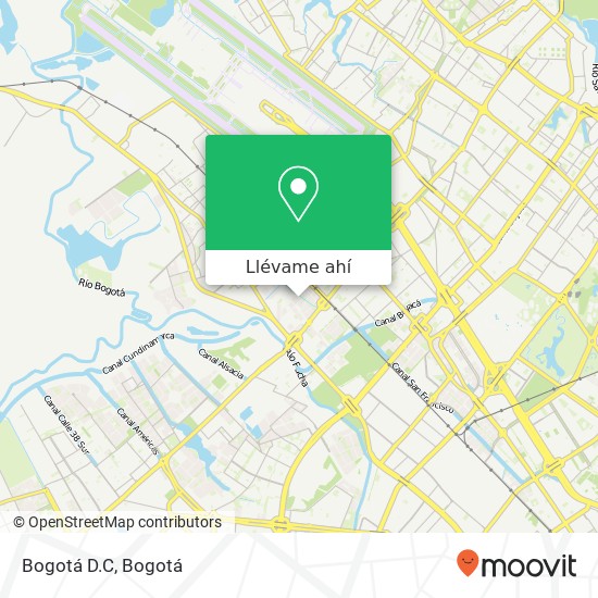 Mapa de Bogotá D.C