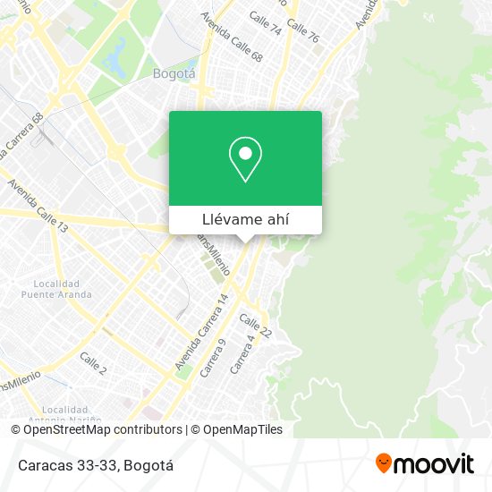 Mapa de Caracas 33-33