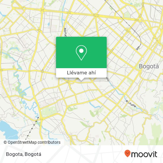 Mapa de Bogota