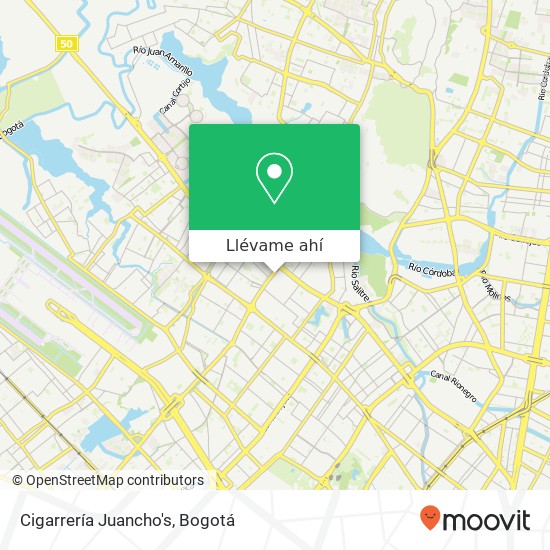 Mapa de Cigarrería Juancho's