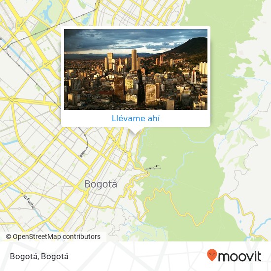 Mapa de Bogotá