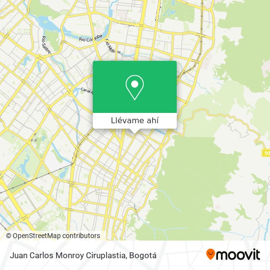 Mapa de Juan Carlos Monroy Ciruplastia