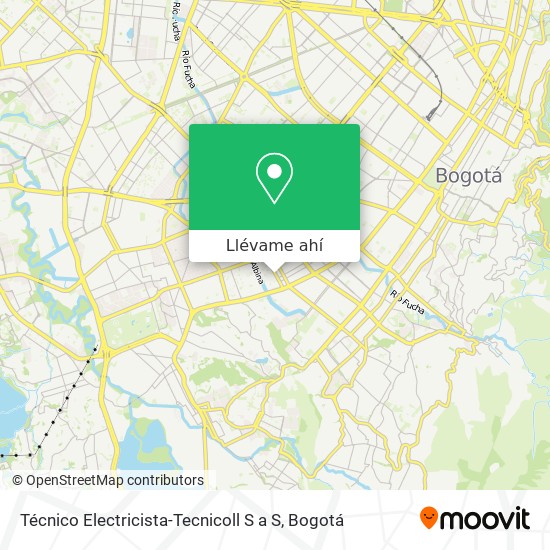 Mapa de Técnico Electricista-Tecnicoll S a S