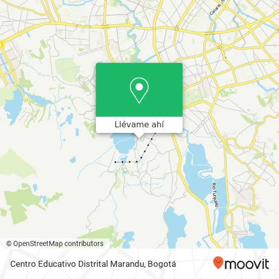 Mapa de Centro Educativo Distrital Marandu