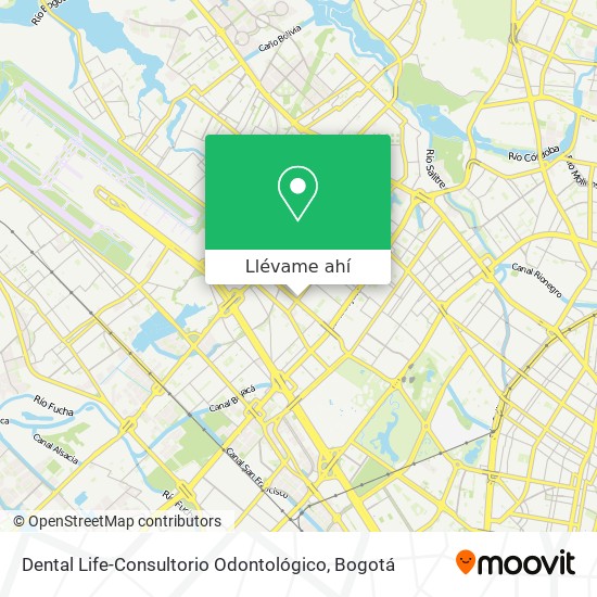 Mapa de Dental Life-Consultorio Odontológico