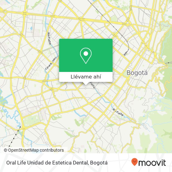 Mapa de Oral Life Unidad de Estetica Dental
