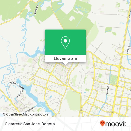 Mapa de Cigarrería San José