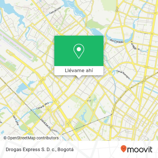 Mapa de Drogas Express S. D. c.