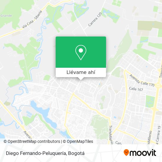 Mapa de Diego Fernando-Peluquería
