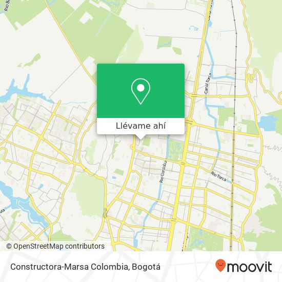 Mapa de Constructora-Marsa Colombia