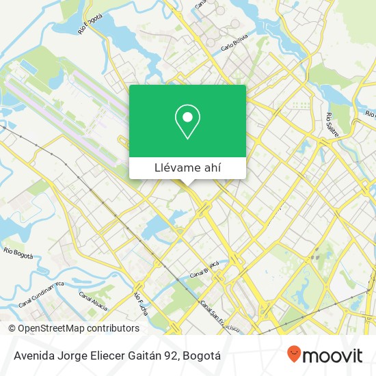 Mapa de Avenida Jorge Eliecer Gaitán 92