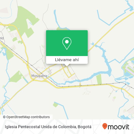 Mapa de Iglesia Pentecostal Unida de Colombia