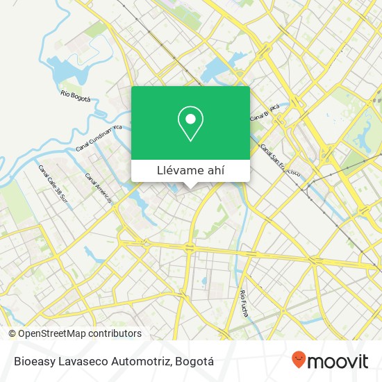 Mapa de Bioeasy Lavaseco Automotriz