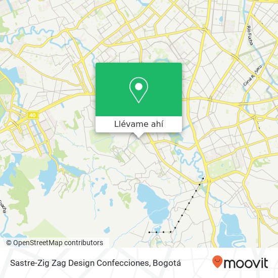 Mapa de Sastre-Zig Zag Design Confecciones