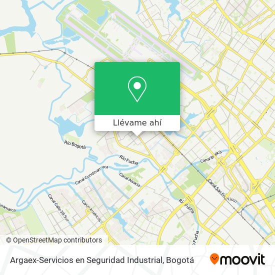Mapa de Argaex-Servicios en Seguridad Industrial