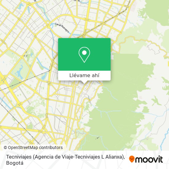Mapa de Tecniviajes (Agencia de Viaje-Tecniviajes L Alianxa)
