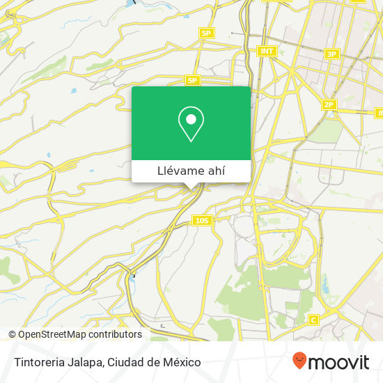 Mapa de Tintoreria Jalapa