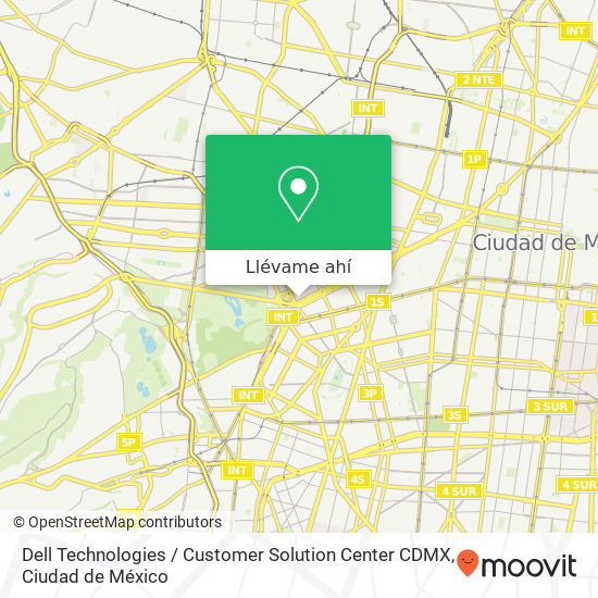 Mapa de Dell Technologies / Customer Solution Center CDMX