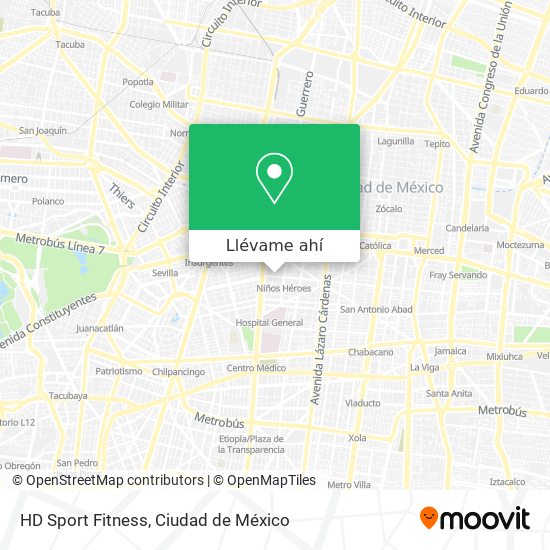 Mapa de HD Sport Fitness